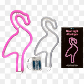 Pink Coloured Neon Light - Lamp Clipart