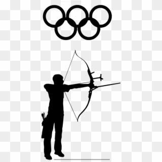 Archer, Archery, Olympic Sport, Olympics, Olympic Rings Clipart