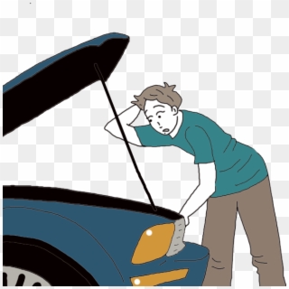 Broken Car Png Cartoon Clipart Car - Broken Car Png Cartoon Transparent Png
