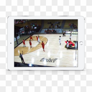Real Time Instant Replay - Basketball Court Clipart