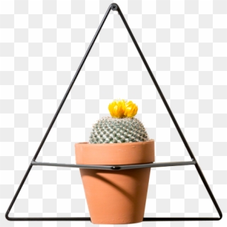 Triangle Wall Planter - Floral Design Clipart
