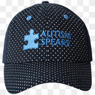 Autism Speaks Polka Dot Hat Clipart