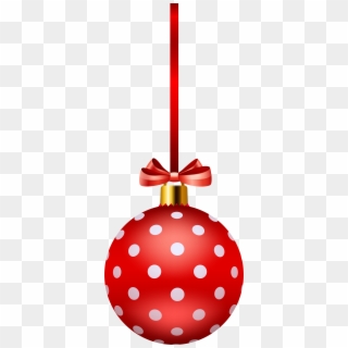 Christmas Ornaments Clipart Polka Dot - Polka Dot Christmas Free Clipart - Png Download