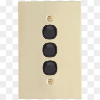 Clipsal Black Light Switch - Png Download