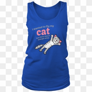 Flying Cat District T-shirt - Shirt Clipart