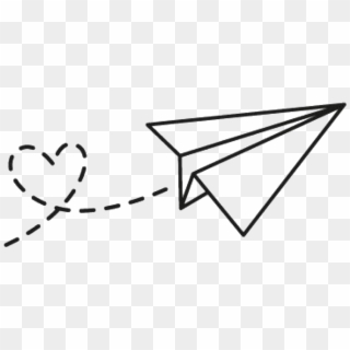 Heart Fly Paperplane Cute Love Iloveyou Fre - Simple Tumblr Drawings Easy Clipart
