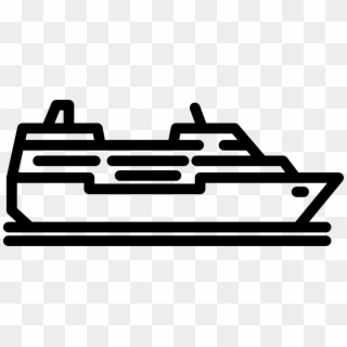 Cruise Ship Comments - Icon Ship White Transparent Clipart