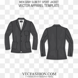 Suit Template Png - Jacket Clipart