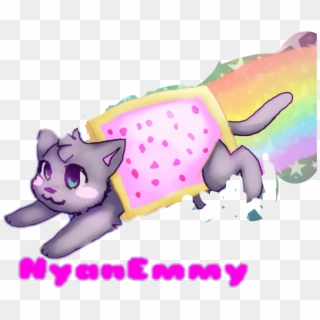 Nyanemmy Sticker - Neon Cat Clipart