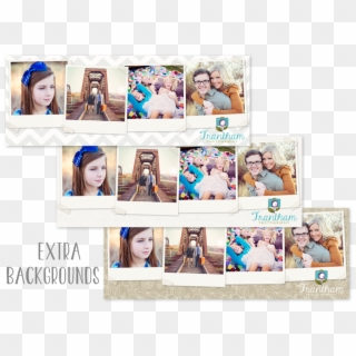 Free Download Photoshop Polaroid Facebook Timeline - Collage Clipart