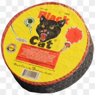 Black Cat 1,000 Roll - Black Cat Firecrackers 1000 Clipart