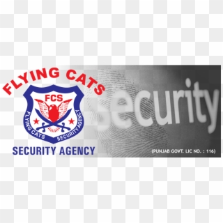Flying Cats Security Agency - Poster Clipart