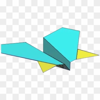 Standard Paper Airplane - Manta Ray Paper Plane Clipart