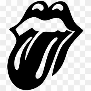 Png Black And White Rolling Stones Lazer Autocad Pinterest - Rolling Stones Logo Black And White Clipart