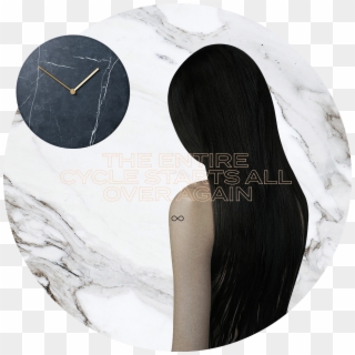 Marble Wall Clock Clipart