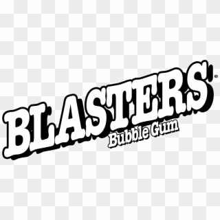 Blasters Bubble Gum Logo Png Transparent - Calligraphy Clipart