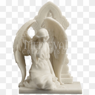 Picture Freeuse Weeping Kneeling By Tombstone Wu Medieval - Statue Clipart