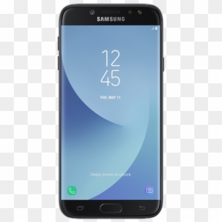 Sm-j730 001 Front Black - Samsung Galaxy J7 16gb Clipart