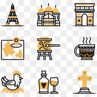 France Symbols - Cleaning Icons Clipart