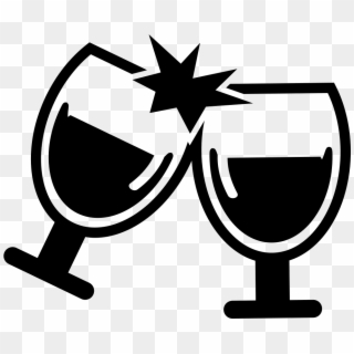 Png File - Wine Glass Cheers Icon Clipart