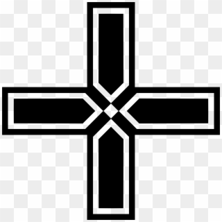 Graphic Black And White Simple Geometric Big Image - Norse Symbols White Supremacy Clipart