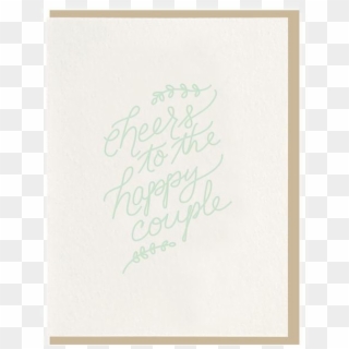 Cheers Card - Calligraphy Clipart