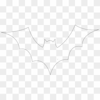 Printable Halloween Bats - Line Art Clipart