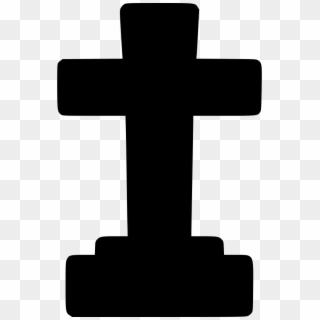 Halloween Grave Cemetery Rip Cross Png Icon - Icono De Una Cruz Clipart
