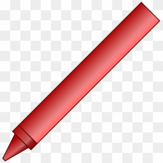 Crayon - Red Crayon Transparent Background Clipart