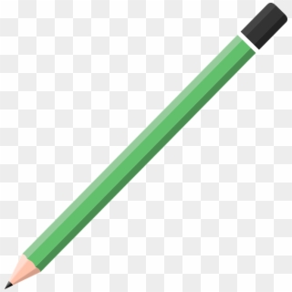 Crayon De Bois Png - Green Colored Pencil Clip Art Transparent Png
