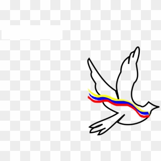 Big Image - Peace Dove Colombia Clipart