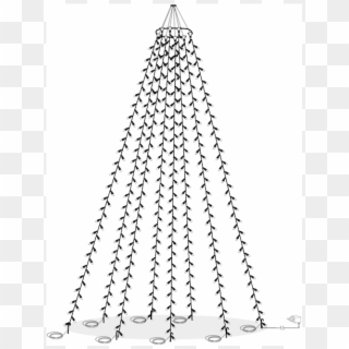 Flagpole Lights Flagpole-tree - Flagpole Christmas Tree Uk Clipart