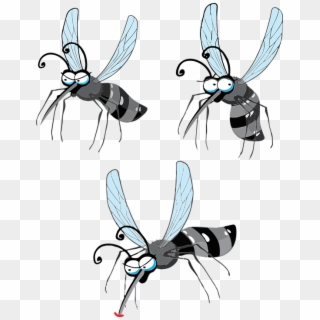 Mosquito Desenho Png - Cartoon Flying Mosquito Png Clipart
