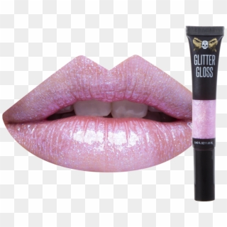 False Picture Of Illusion Glitter Lip Gloss - Lip Gloss Clipart