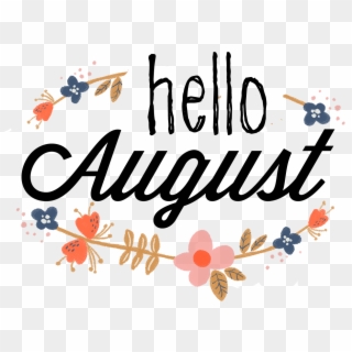 June - Hello August Goodbye July Clipart