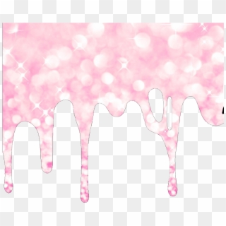 Drip Melt Slime Pink Glitter Freetoedit Clipart