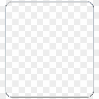 Rounded Square Png - Thin White Frame Png Clipart