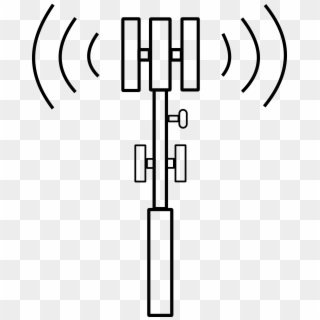 This Free Icons Png Design Of Mixed-antenna Cell Tower Clipart