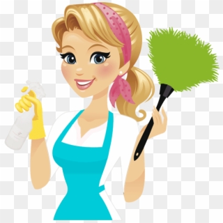 People Clipart Cleaning - Cleaning Lady Png Transparent Png