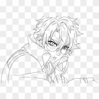 Victor Frankenstein Code Realize Lineart - Otome Lineart Clipart