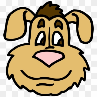 Clip Art Dog Face - Dog Head Coloring - Png Download