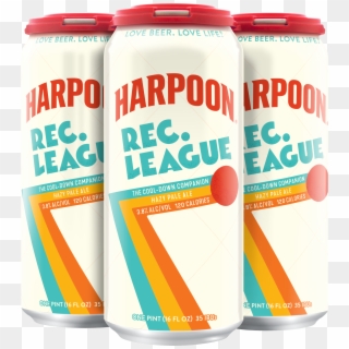 League 16oz 4 Pack Paktech Cans, Pdf - Harpoon Clipart