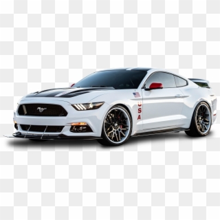 White Ford Mustang Apollo Car - 2018 Ford Mustang Limited Edition Clipart