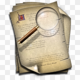 Steampunk Search Icon Mkiii - Old Documents Icon Clipart