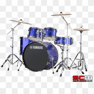 Yamaha Drum Png Pic - Drum Kit Blue Clipart