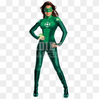 Womens Deluxe Green Lantern Costume - Female Superhero Green Lantern Clipart
