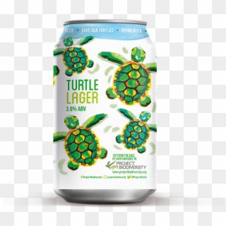 Turtle Lager Can - Non-alcoholic Beverage Clipart