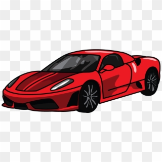 1280 X 720 9 - Cartoon Ferrari Clipart