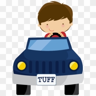 Jack Clipart Cartoon Car - Boy With Car Clipart - Png Download