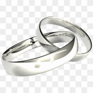 Silver Rings Png - Silver Wedding Bands Png Clipart